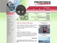 Tablet Screenshot of frontinus.sk